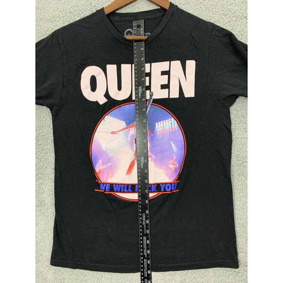 QUEEN 2018 100% Cotton Band (S) Shirt Black T-Shirt We Will Rock You Rock & Roll - Picture 6 of 7